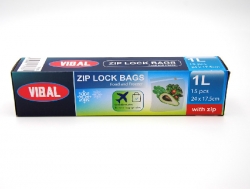 Vibal zip lock bags zmrazovací sáčky na zip 20 x 25 cm 25ks 1 L