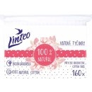 Linteo Papírové vatové tyčinky 100% natural 160 ks