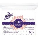 Linteo Papírové vatové tyčinky 100% natural 80 ks