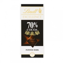 Lindt Excellence Intense Dark čokoláda 70% 100 g