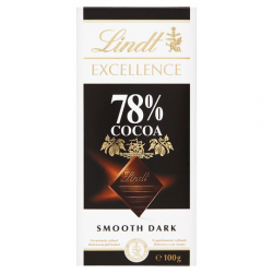 Lindt Excellence Smooth Dark čokoláda 78% 100 g