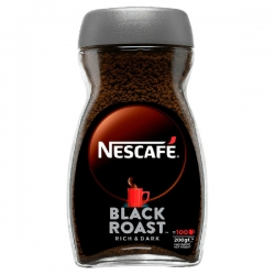 Nescafé Classic black roast instantní káva 200 g DMT 7/2023