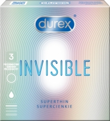Durex Invisible slim 3 ks