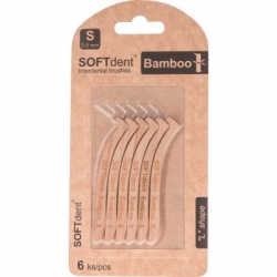 SOFTdent Bamboo mezizubní kartáček S 0,5 mm 6 ks